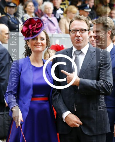 Den Haag 17 september 2013
Prinsjesdag op het binnenhof. Fleur Agema met broer