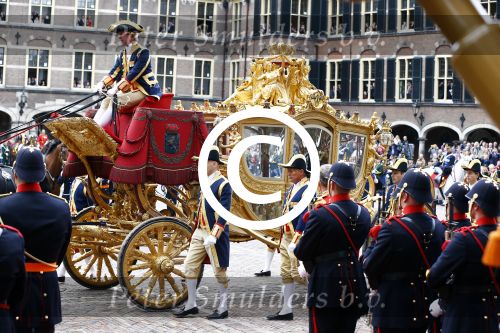 Den Haag 17 september 2013
De eerste keer prinsjesdag met Koning Willem Alexander Koningin Maxima Prinses Laurentien en Prins Constantijn