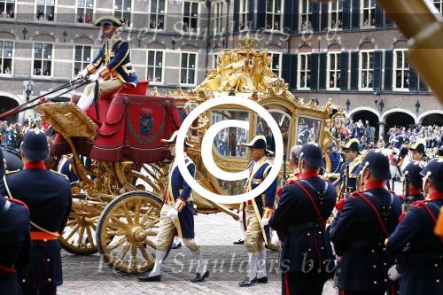 Den Haag 17 september 2013
De eerste keer prinsjesdag met Koning Willem Alexander Koningin Maxima Prinses Laurentien en Prins Constantijn