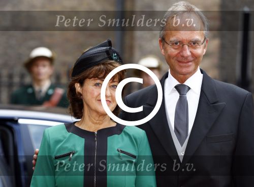 Den Haag 17 september 2013
Prinsjesdag op het binnenhof. Henk kamp met vrouw