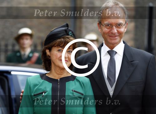 Den Haag 17 september 2013
Prinsjesdag op het binnenhof. Henk kamp met vrouw
