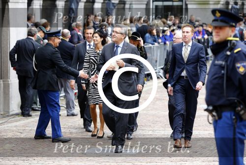 Den Haag 17 september 2013
Prinsjesdag op het binnenhof.
Henk Kroll met vriend en andere leden 50plus