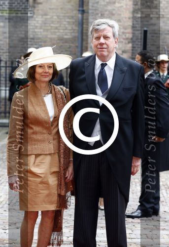 Den Haag 17 september 2013
Prinsjesdag op het binnenhof. ivo Opstelten met vrouw