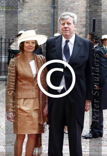 Den Haag 17 september 2013
Prinsjesdag op het binnenhof. ivo Opstelten met vrouw