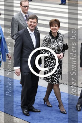 Amsterdam,  30 April 2012
Gasten bij de inhuldiging van Koning Willem Alexander
Foto Peter Smulders BV