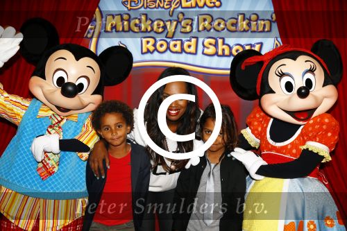 Amsterdam 11 oktober 2013
Premiere Disney live show in de rai. Jasmine Sendar met zoon