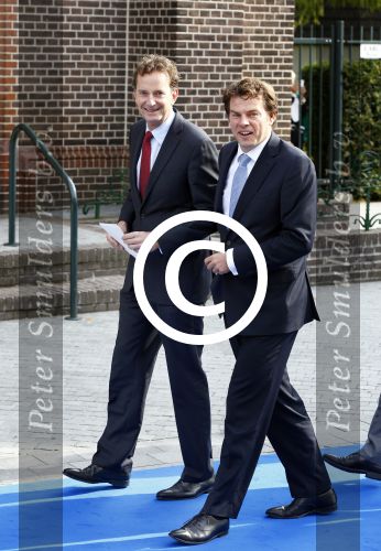 Apeldoorn 5 oktober 2013
Zijne Koninklijke Hoogheid Prins Jaime de Bourbon de Parme en Viktï¿½ria Cservenyï¿½k trouwen in de kerk onze lieve vrouwe ten hemelopneming in Apeldoorn Joop Wijn met partner