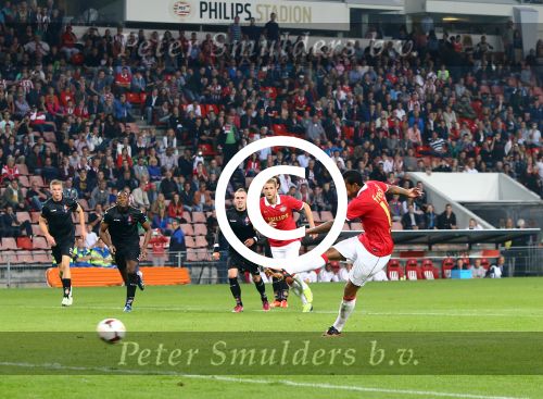 Eindhoven, 25 September 2013 
KNVB beker wedstrijd PSV-Telstar, eindstand 4-1
Jurgen Locadia
Foto Daan Huizing