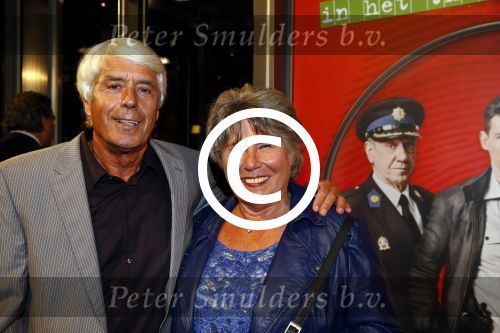 Amsterdam 7 oktober 2013
Premiere Baantjer in het nieuwe de la mar theater. Klaas Wilting met vrouw