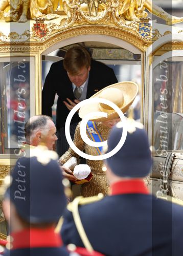 Den Haag 17 september 2013
De eerste keer prinsjesdag met Koning Willem Alexander Koningin Maxima Prinses Laurentien en Prins Constantijn