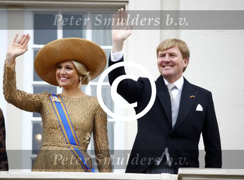 Den Haag 17 september 2013
De eerste keer prinsjesdag met Koning Willem Alexander Koningin Maxima Prinses Laurentien en Prins Constantijn