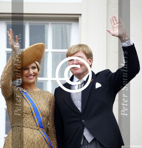 Den Haag 17 september 2013
De eerste keer prinsjesdag met Koning Willem Alexander Koningin Maxima Prinses Laurentien en Prins Constantijn