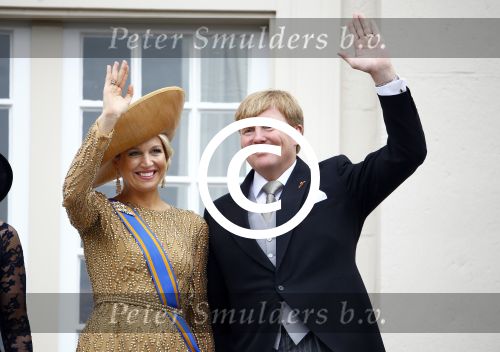 Den Haag 17 september 2013
De eerste keer prinsjesdag met Koning Willem Alexander Koningin Maxima Prinses Laurentien en Prins Constantijn