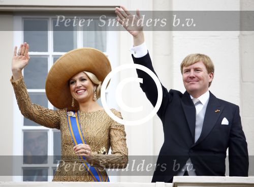 Den Haag 17 september 2013
De eerste keer prinsjesdag met Koning Willem Alexander Koningin Maxima Prinses Laurentien en Prins Constantijn