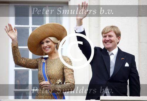 Den Haag 17 september 2013
De eerste keer prinsjesdag met Koning Willem Alexander Koningin Maxima Prinses Laurentien en Prins Constantijn