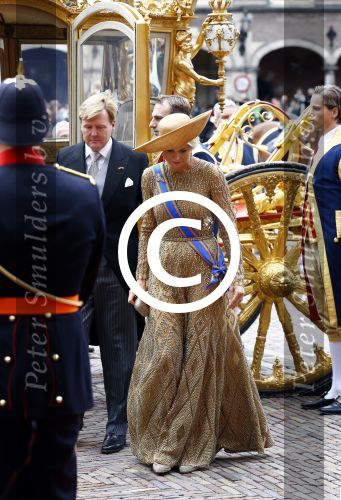 Den Haag 17 september 2013
De eerste keer prinsjesdag met Koning Willem Alexander Koningin Maxima Prinses Laurentien en Prins Constantijn