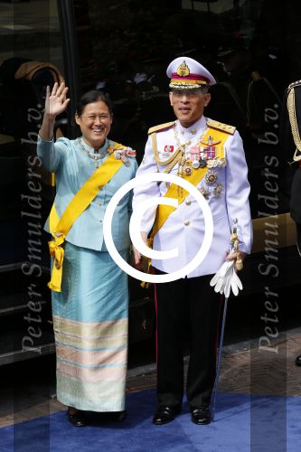 Amsterdam, 30 April 2013
Kroning Koning Willem alexander en koningin Maxima
Kroonprins Maha Vajiralongkorn en prinses Maha Chakri Sirindhorn van Thailand
Foto Peter Smulders BV