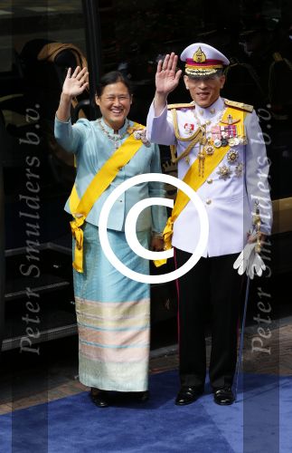Amsterdam, 30 April 2013
Kroning Koning Willem alexander en koningin Maxima
Kroonprins Maha Vajiralongkorn en prinses Maha Chakri Sirindhorn van Thailand
Foto Peter Smulders BV