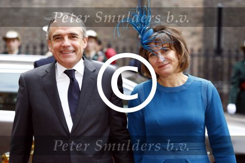 Den Haag 17 september 2013
Prinsjesdag op het binnenhof. Lilianne Ploumen met man