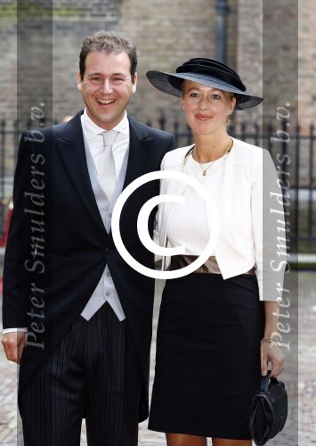 Den Haag 17 september 2013
Prinsjesdag op het binnenhof. Lodewijk Asscher met vrouw