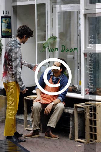 Amsterdam 8 oktober 2013
Opnames hartenstraat onder regie van Sanne Vogel met op de set Marwan Kenzami Benja Bruining Bracha v Doesburgh  Gigi ravelli en ...
