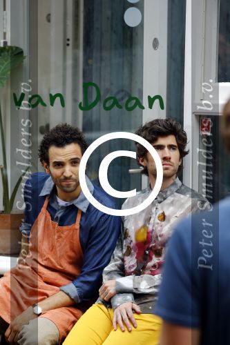 Amsterdam 8 oktober 2013
Opnames hartenstraat onder regie van Sanne Vogel met op de set Marwan Kenzami Benja Bruining Bracha v Doesburgh  Gigi ravelli en ...