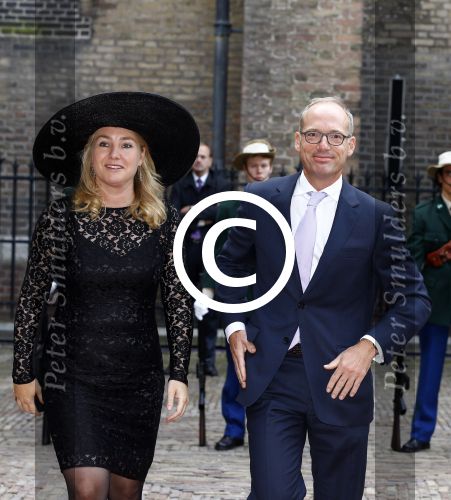Den Haag 17 september 2013
Prinsjesdag. MELANIE SCHULZ VAN HAEGEN-MAAS GEESTERANUS MET PARTNER HARO SCHULZ VAN HAEGEN