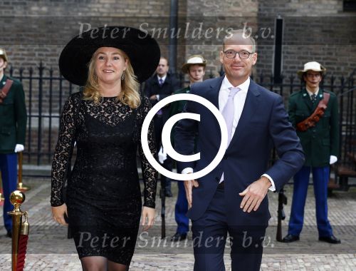 Den Haag 17 september 2013
Prinsjesdag. MELANIE SCHULZ VAN HAEGEN-MAAS GEESTERANUS MET PARTNER HARO SCHULZ VAN HAEGEN