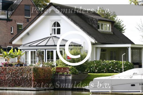 Breukelen 10 oktober 2013
Het huis van Milika Peterzon en Jurgen Smit aan de vecht staat te koop
