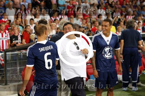 Eindhoven, 19 juli 2013
Afscheidswedstrijd van Mark v Bommel in het psv stadion. 
Mino Raiola
Peter Smulders bv
