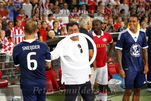 Eindhoven, 19 juli 2013
Afscheidswedstrijd van Mark v Bommel in het psv stadion. 
Mino Raiola
Peter Smulders bv