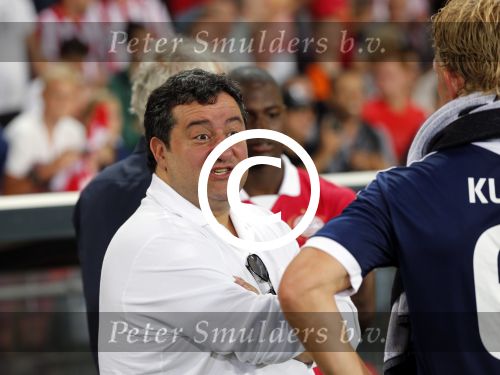 Eindhoven, 19 juli 2013
Afscheidswedstrijd van Mark v Bommel in het psv stadion. 
Mino Raiola
Peter Smulders bv