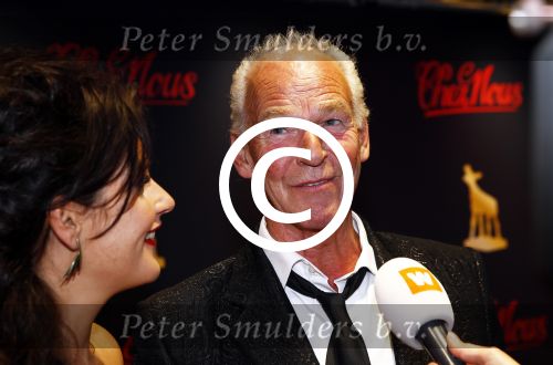 Utrecht 2 oktober 2013
Premiere Chez Nous op de filmdagen in Utrecht in de stadschouwburg. Peter Faber met dochter en met tegenspeelster (rode jurk)