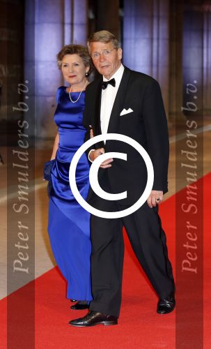 Amsterdam, 29 april 2013
Inhuldiging Koning Willem Alexander en Koningin Maxima
Piet Hein Donner met zijn vrouw
Foto Peter Smulders BV