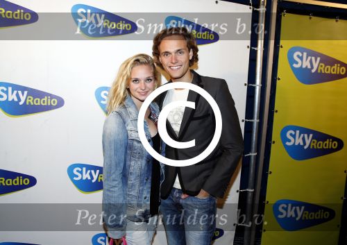 Hilversum 24 september 2013
25 jaar sky radio in studio 21 op het mediapark. Pip Pellens en Pim Wessels