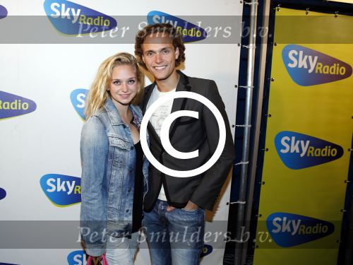 Hilversum 24 september 2013
25 jaar sky radio in studio 21 op het mediapark. Pip Pellens en Pim Wessels
