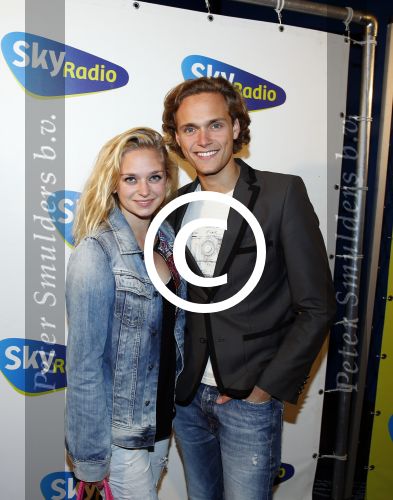 Hilversum 24 september 2013
25 jaar sky radio in studio 21 op het mediapark. Pip Pellens en Pim Wessels