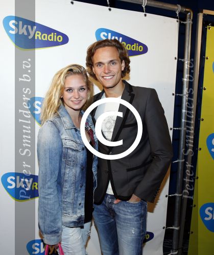 Hilversum 24 september 2013
25 jaar sky radio in studio 21 op het mediapark. Pip Pellens en Pim Wessels