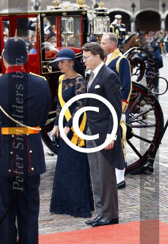 Den Haag 17 september 2013
De eerste keer prinsjesdag met Koning Willem Alexander Koningin Maxima Prinses Laurentien en Prins Constantijn