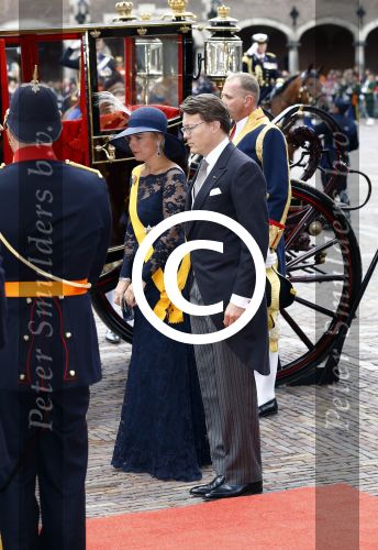 Den Haag 17 september 2013
De eerste keer prinsjesdag met Koning Willem Alexander Koningin Maxima Prinses Laurentien en Prins Constantijn