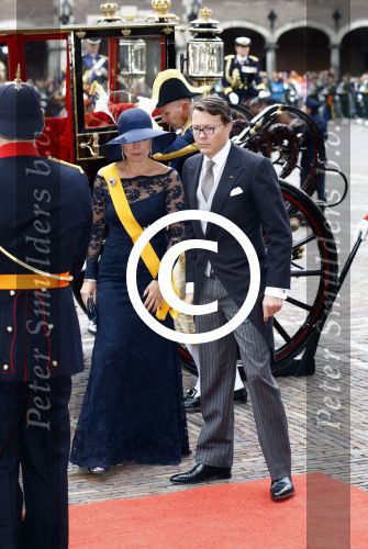 Den Haag 17 september 2013
De eerste keer prinsjesdag met Koning Willem Alexander Koningin Maxima Prinses Laurentien en Prins Constantijn