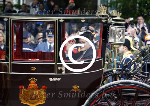 Den Haag 17 september 2013
De eerste keer prinsjesdag met Koning Willem Alexander Koningin Maxima Prinses Laurentien en Prins Constantijn