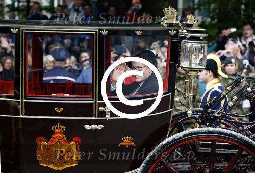 Den Haag 17 september 2013
De eerste keer prinsjesdag met Koning Willem Alexander Koningin Maxima Prinses Laurentien en Prins Constantijn