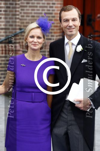 Apeldoorn 5 oktober 2013
Zijne Koninklijke Hoogheid Prins Jaime de Bourbon de Parme en Viktï¿½ria Cservenyï¿½k trouwen in de kerk onze lieve vrouwe ten hemelopneming in Apeldoorn.Prinses Caroline met man Albert Brenninkmeijer