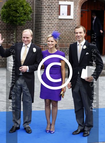 Apeldoorn 5 oktober 2013
Zijne Koninklijke Hoogheid Prins Jaime de Bourbon de Parme en Viktï¿½ria Cservenyï¿½k trouwen in de kerk onze lieve vrouwe ten hemelopneming in Apeldoorn.Prinses Caroline met man Albert Brenninkmeijer en man Prins Carlos