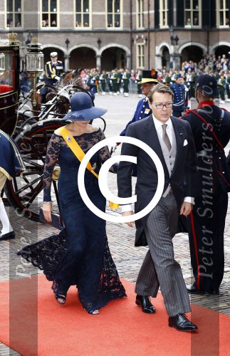 Den Haag 17 september 2013
De eerste keer prinsjesdag met Koning Willem Alexander Koningin Maxima Prinses Laurentien en Prins Constantijn