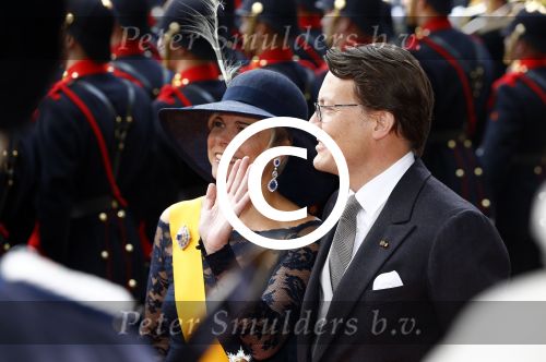 Den Haag 17 september 2013
De eerste keer prinsjesdag met Koning Willem Alexander Koningin Maxima Prinses Laurentien en Prins Constantijn