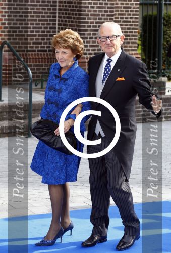 Apeldoorn 5 oktober 2013
Zijne Koninklijke Hoogheid Prins Jaime de Bourbon de Parme en Viktï¿½ria Cservenyï¿½k trouwen in de kerk onze lieve vrouwe ten hemelopneming in Apeldoorn. Prinses Margriet en Pieter v Vollenhoven