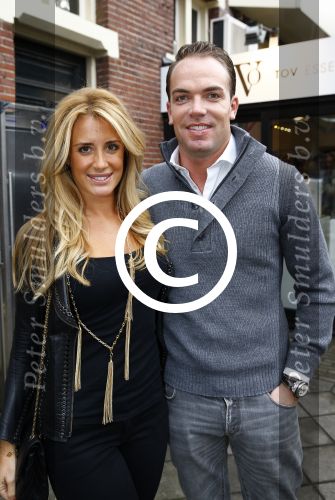 Amsterdam 10 oktober 2013
Opening TOV winkel . Robert Doornbos en Chantal Bles