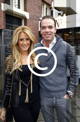 Amsterdam 10 oktober 2013
Opening TOV winkel . Robert Doornbos en Chantal Bles